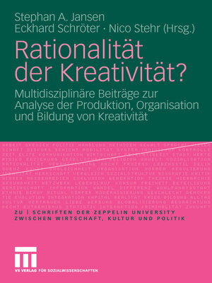 cover image of Rationalität der Kreativität?